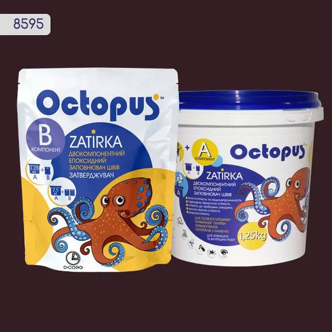 Епоксидна затирка Octopus Zatirka 1,25 кг колір 8595 (8595-1) - 234221
