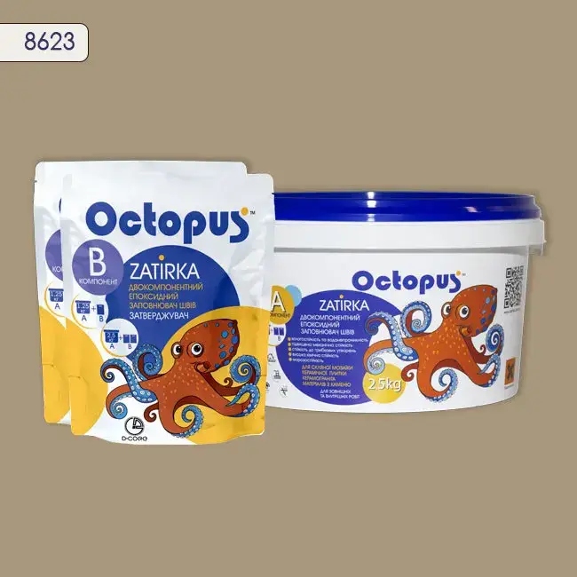 Эпоксидная затирка Octopus Zatirka 2,50 кг цвет 8623 (8623-2) - 234251