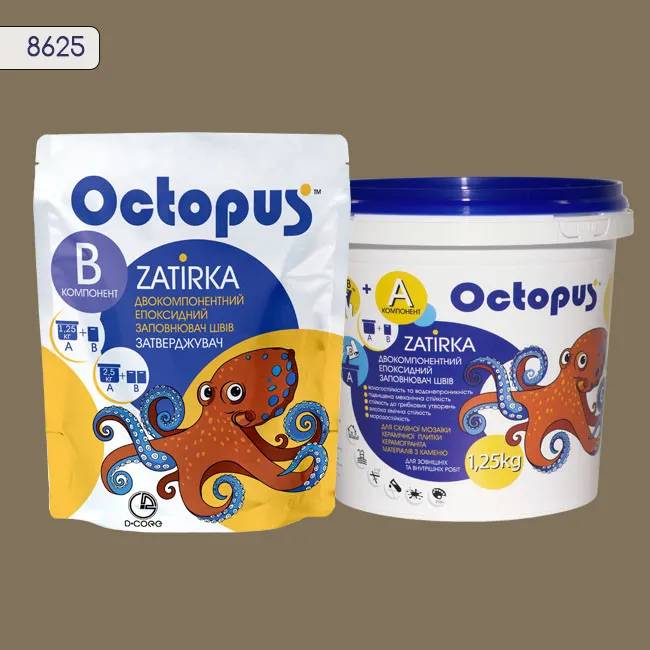 Эпоксидная затирка Octopus Zatirka 1,25 кг цвет 8625 (8625-1) - 234266