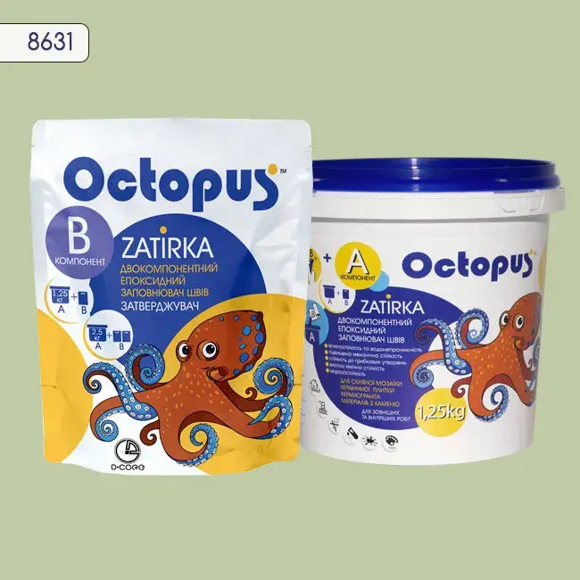 Епоксидна затирка Octopus Zatirka 1,25 кг колір 8631 (8631-1) - 234302