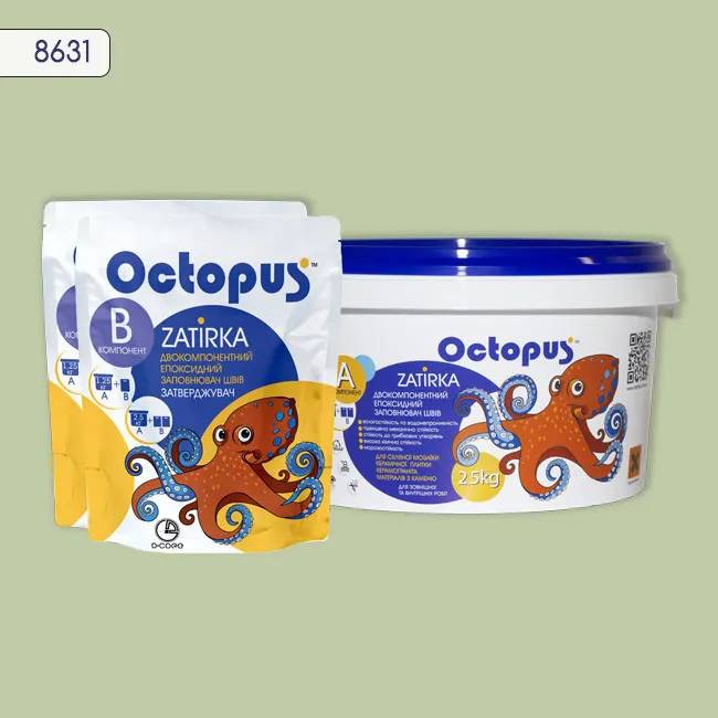 Епоксидна затирка Octopus Zatirka 2,50 кг колір 8631 (8631-2) - 234305