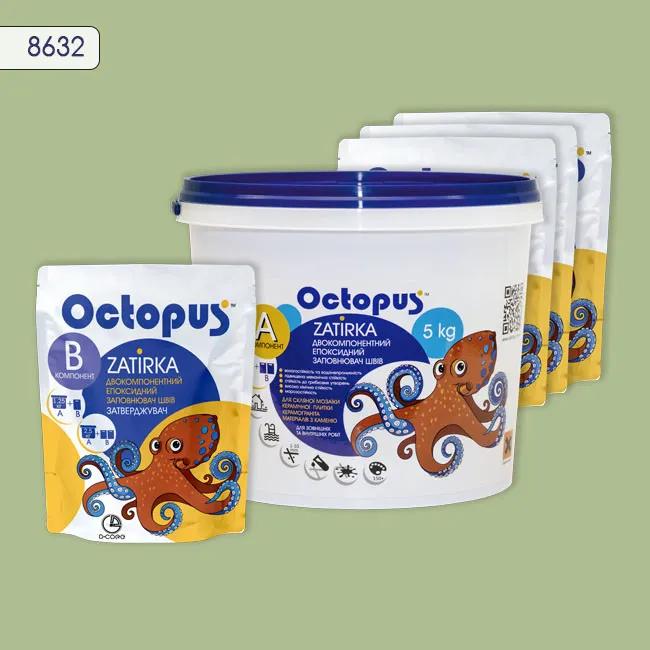 Епоксидна затирка Octopus Zatirka 5,00 кг колір 8632 (8632-5) - 234317