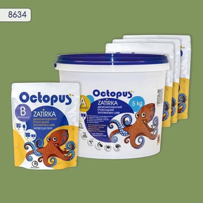 Епоксидна затирка Octopus Zatirka 5,00 кг колір 8634 (8634-5) - 234326