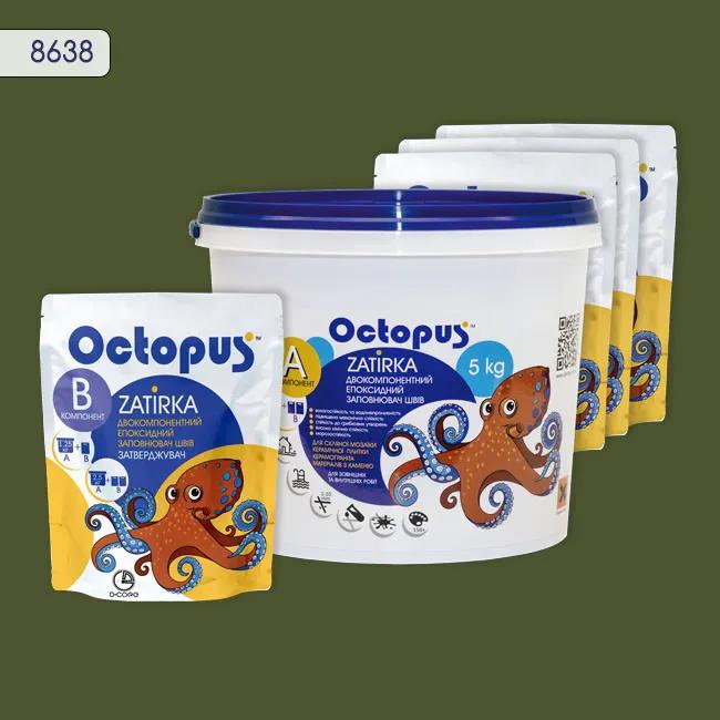 Епоксидна затирка Octopus Zatirka 5,00 кг колір 8638 (8638-5) - 234344
