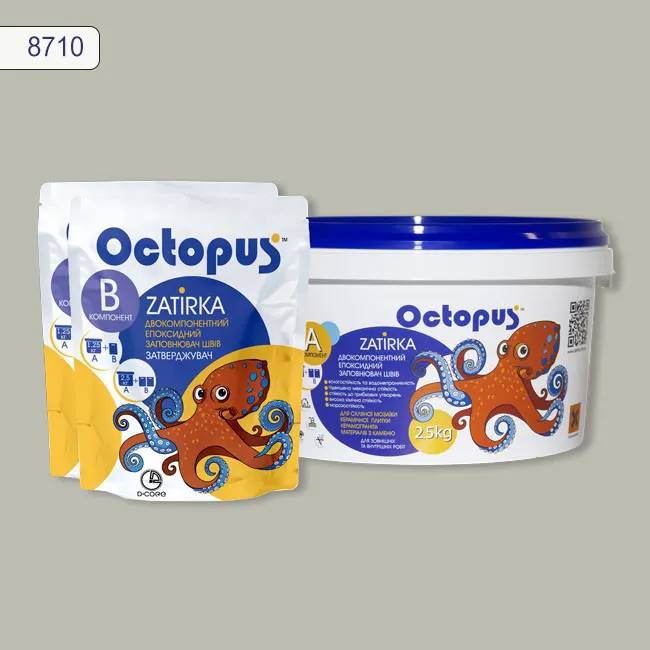 Епоксидна затирка Octopus Zatirka 2,50 кг колір 8710 (8710-2) - 234927
