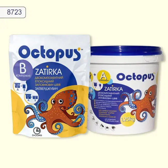 Эпоксидная затирка Octopus Zatirka 1,25 кг цвет 8723 (8723-1) - 234951