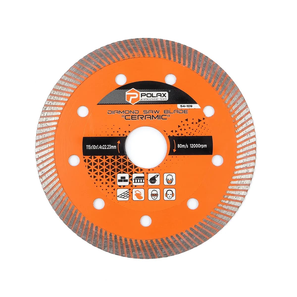 Диск відрізний алмазний Ceramic Polax 115x1.4x22.23 (54-109) - 826830813