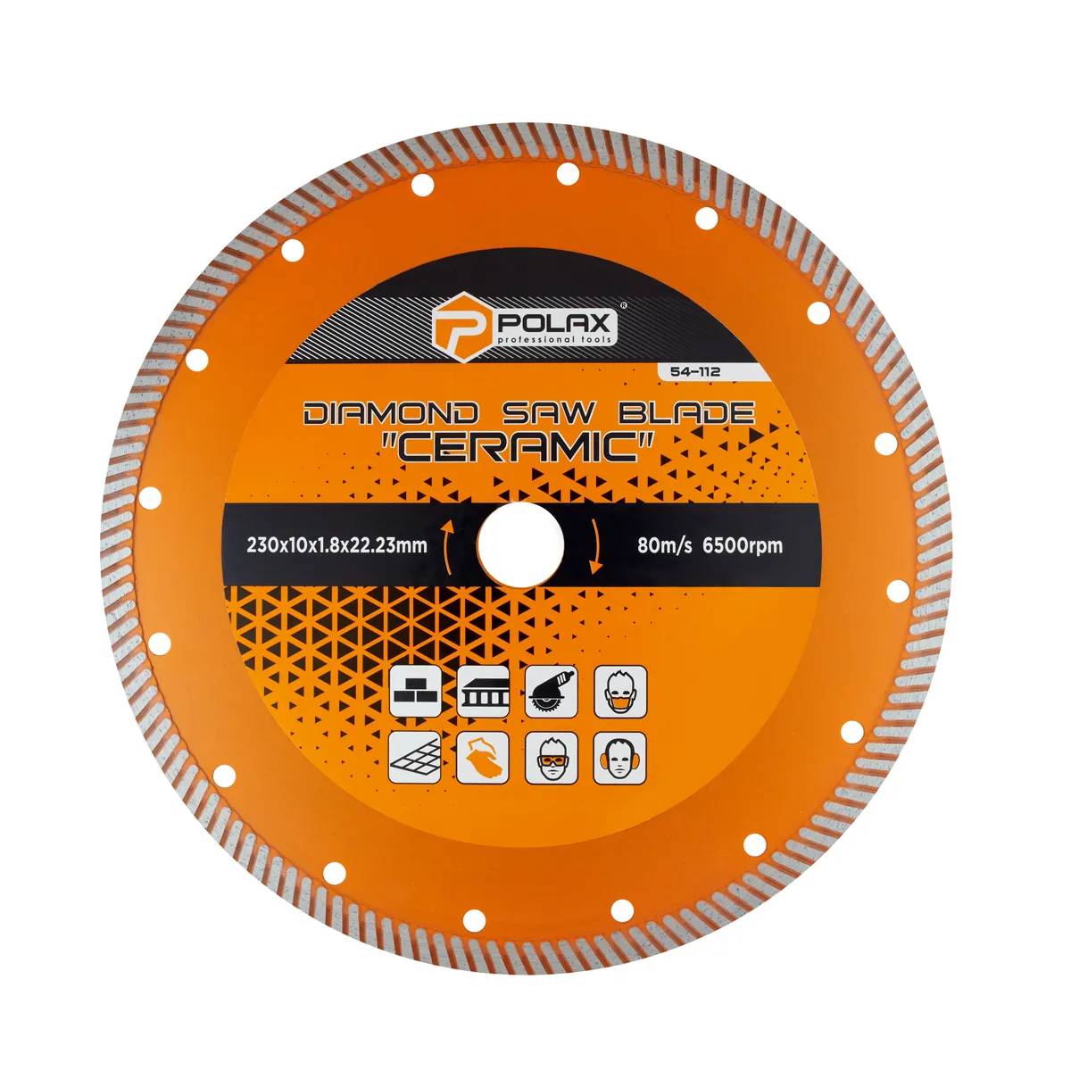 Диск відрізний алмазний Ceramic Polax 230x1.8x22.23 мм (54-112) - 235788