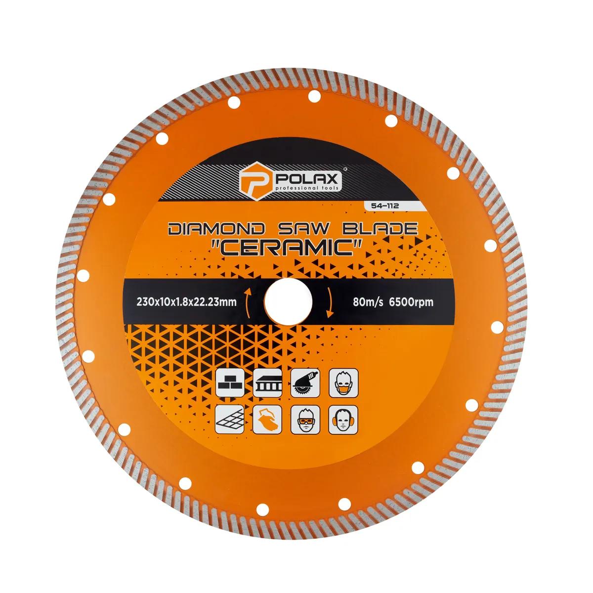 Диск відрізний алмазний Ceramic Polax 230x1.8x22.23 мм (54-112) - 235788