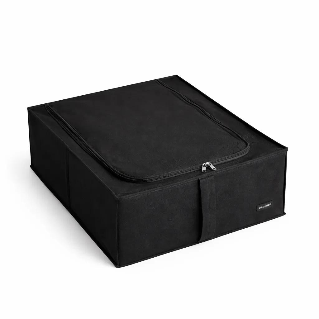 Кофр для зберігання речей ORGANIZE на 2 відділи 50*41*18 см (чорний) - 236703