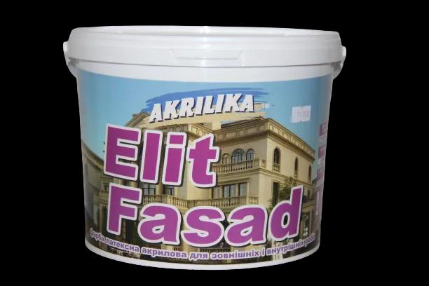 Водоемульсійна фарба для фасаду Akrilika ElitFasad 7 кг - 236907