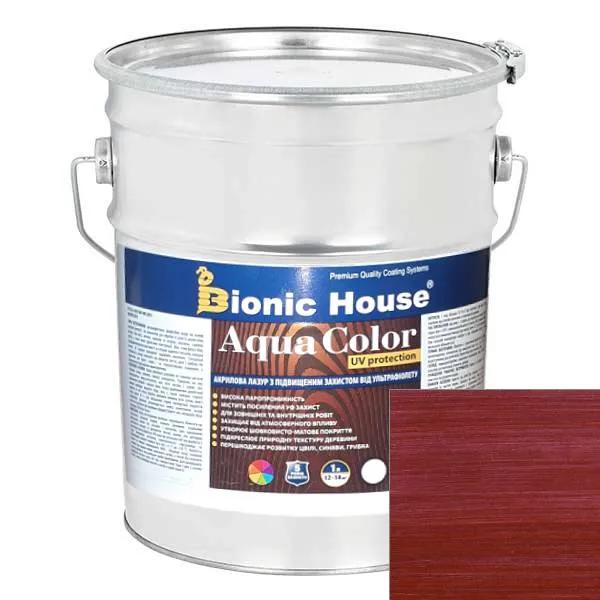 AQUA COLOR UV protect ВИШНЯ Сонцезахисна напівпрозора фарба-лазур для дерева на водній основі 10л. - 237868