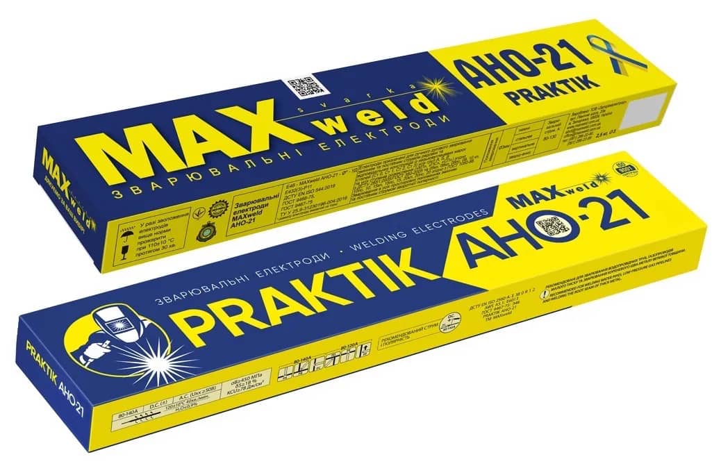 Електроди MAXweld Praktik АНО-21 д.3 (2.5кг) - 237875