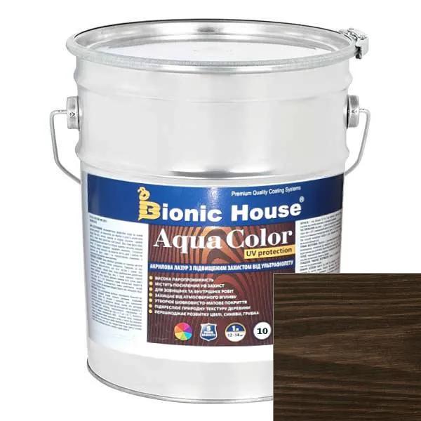AQUA COLOR UV protect ПАЛИСАНДР Солнцезащитная полупрозрачная краска-лазурь для дерева на водной основе 10л. - 237942