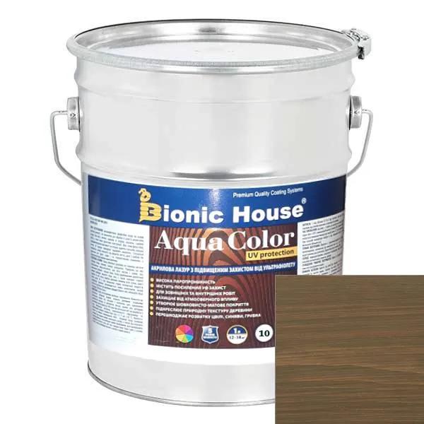 AQUA COLOR UV protect ХАКИ Солнцезащитная полупрозрачная краска-лазурь для дерева на водной основе 10л. - 237954