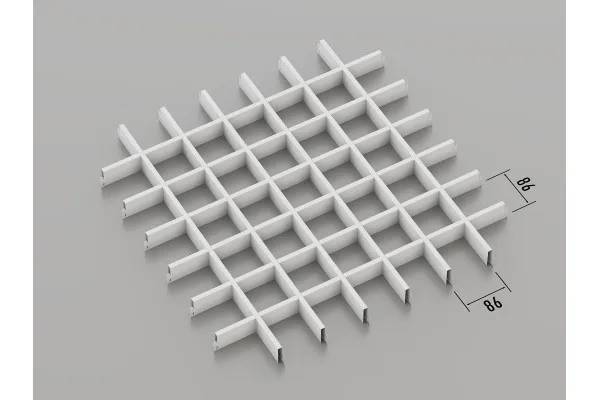 Грильято классическое (RAL 9003 - белый), 86x86 мм - 237963