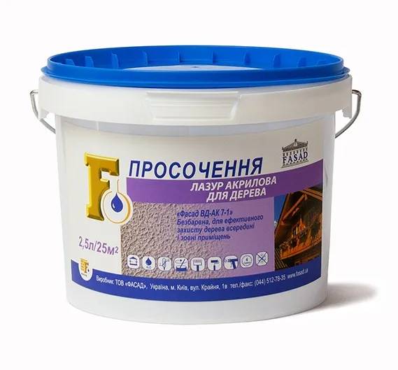 Просочення ""Лазур акрилова для дерева"" - 239049