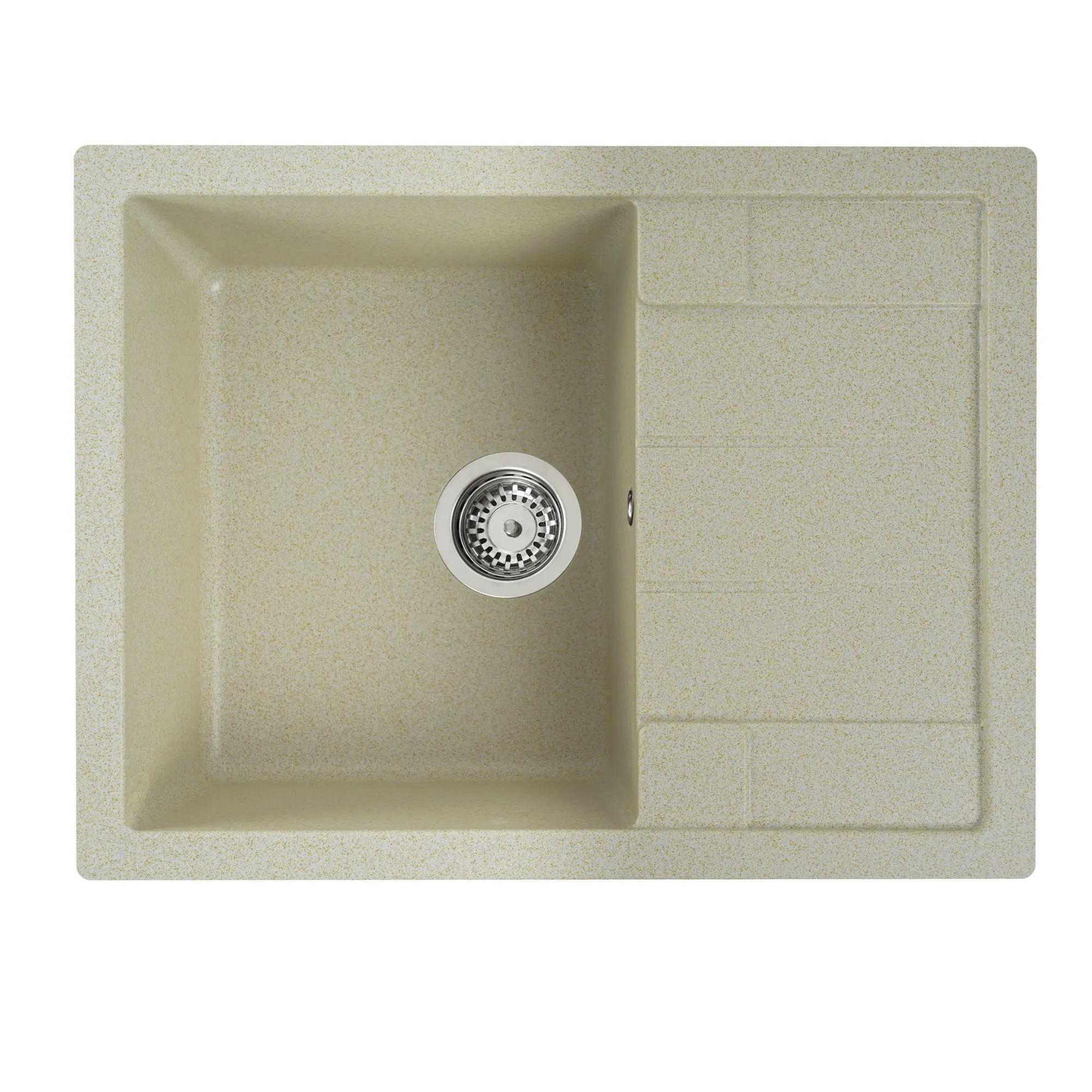 Гранітна мийка для кухні VALESO INTENSO 6550 матова Пісок - 239147