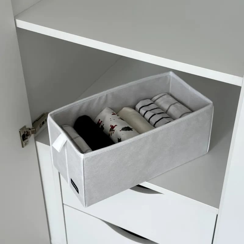 Комплект ORGANIZE коробочек-органайзеров 2 шт S (белый) - 738345009