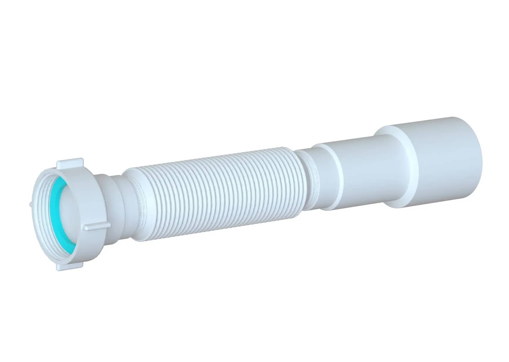 Відвід гнучкий складаний Г0441 SoloPlast Ø40х40/50 мм, 265–455 мм для сифона - 245365