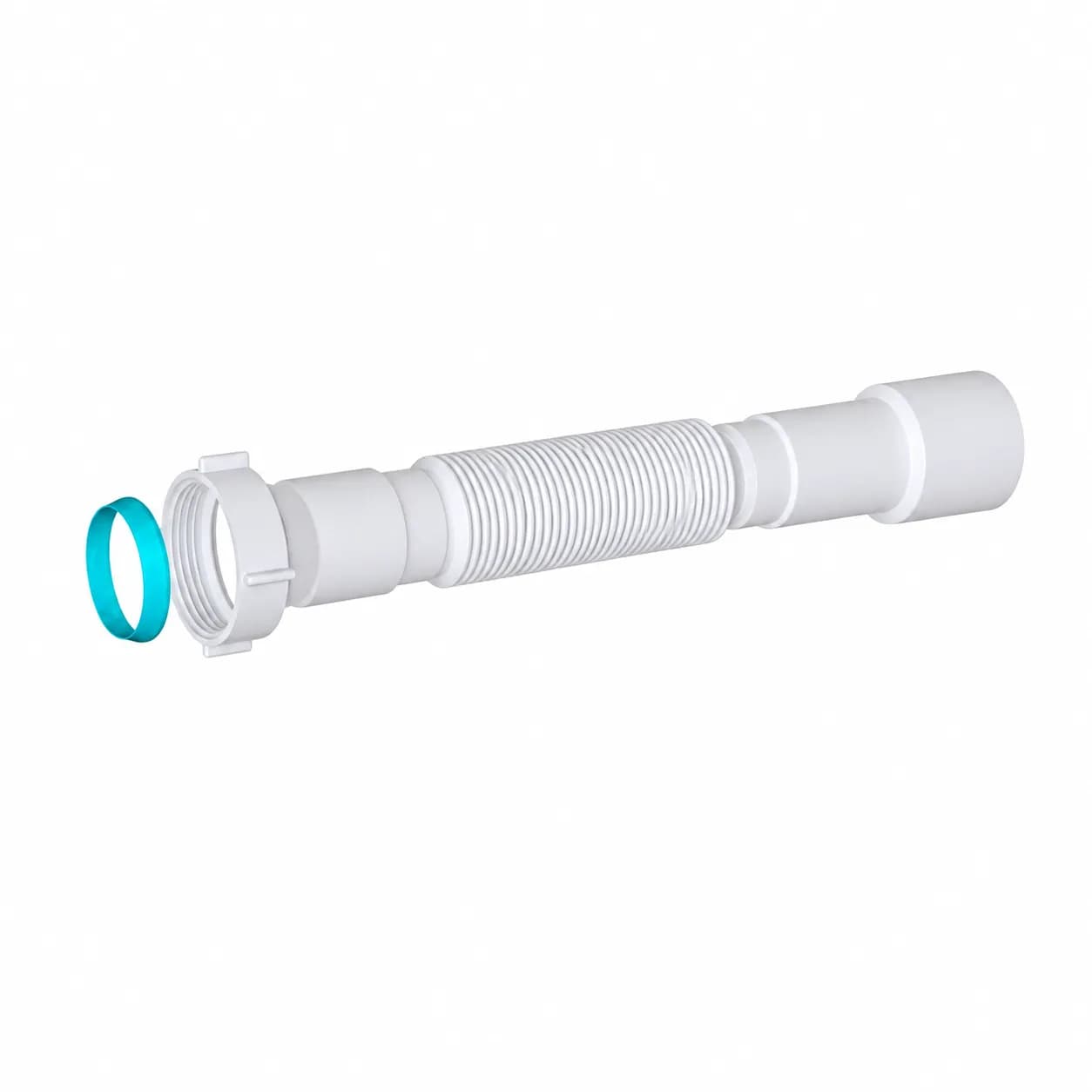 Відвід гнучкий складаний Г0440 SoloPlast, 280–470 мм, 40/50 мм для сифона - 958447097