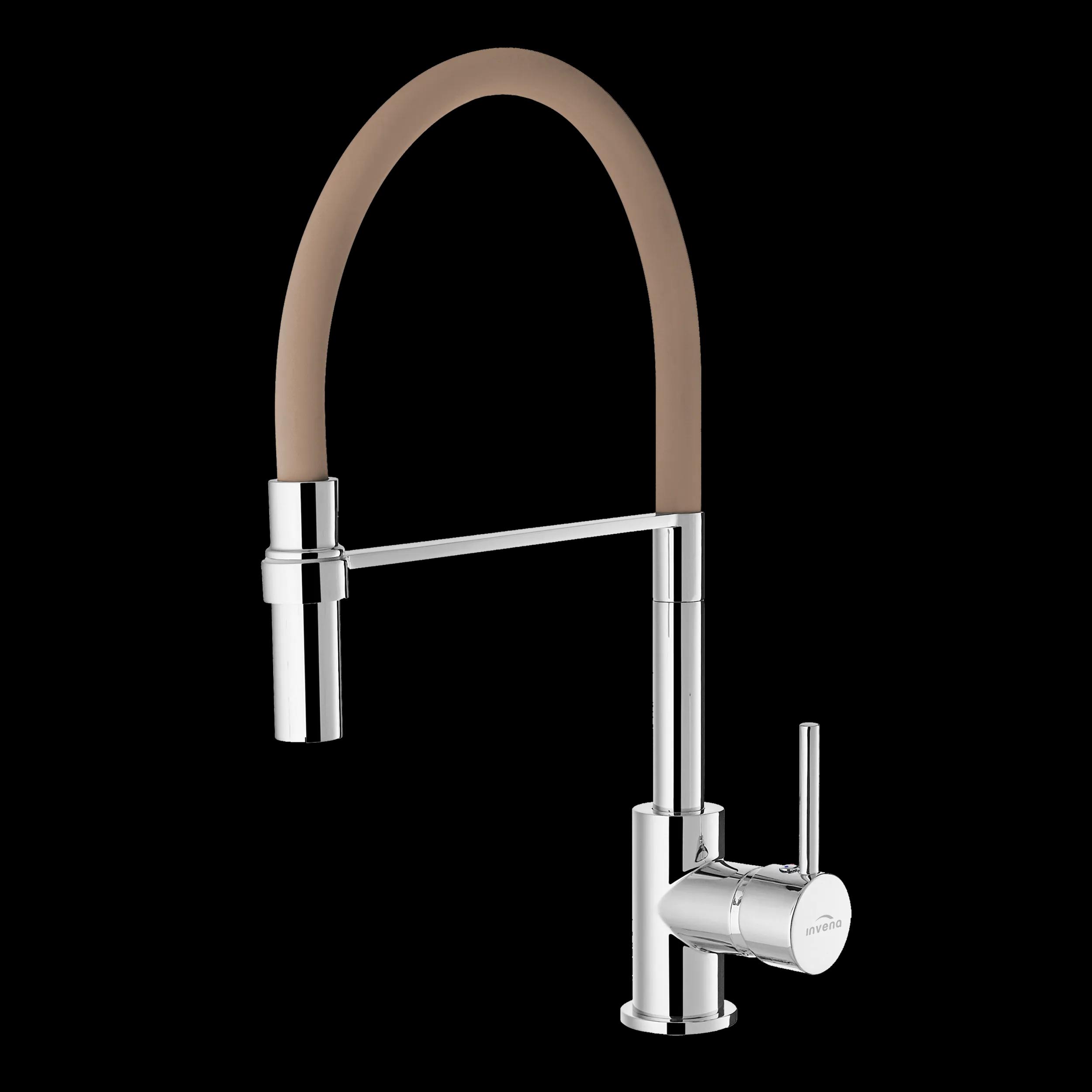 Змішувач для кухні Invena Kameleon BZ-29-L03 бежевий - 249304