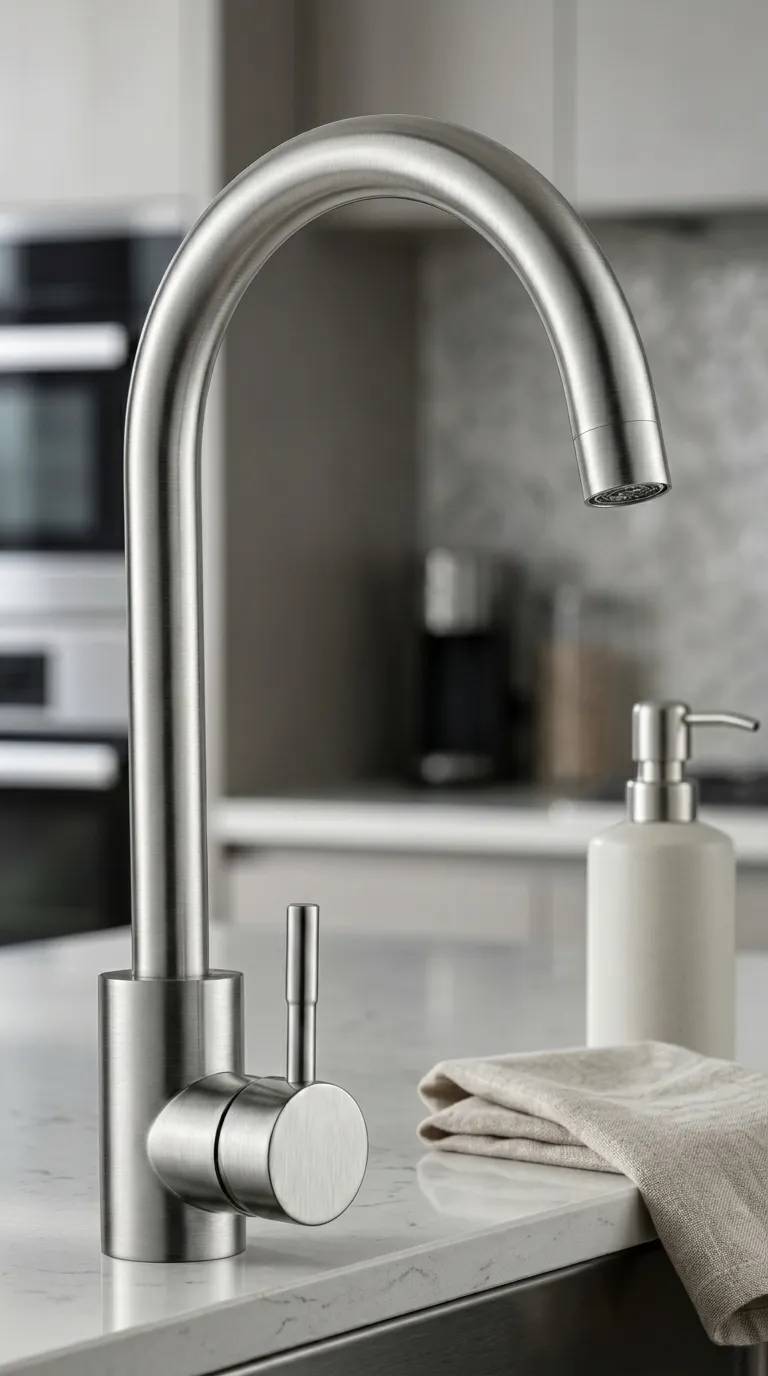 Змішувач для кухні Invena Resta BZ-58-023 inox - 249344