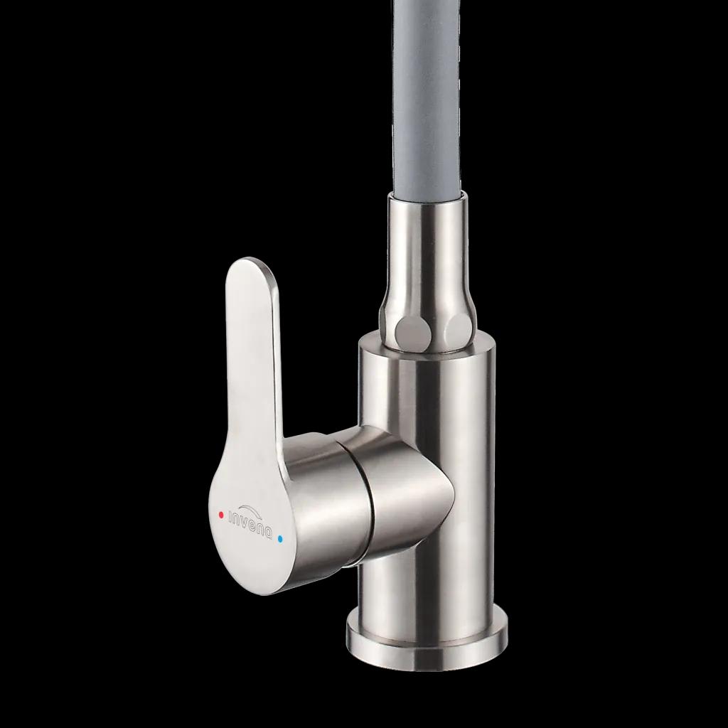 Смеситель для кухни, 2-функц, Ksanti Inox, BZ-37-i05, inox/сірий - 249370