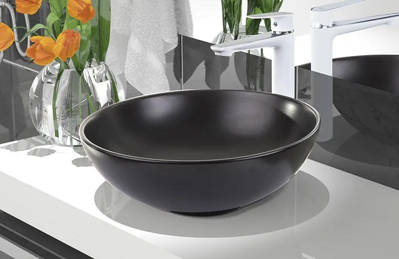Змішувач для раковини Invena Dokos BU-19-W02 високий білий/хром - 249452