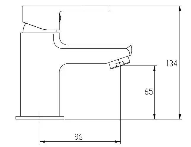Змішувач для раковини Invena Verso BU-82-001 - 249488