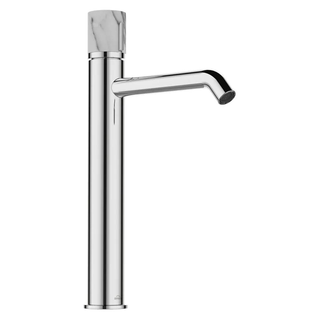 Змішувач для умивальника STONE PLUS хром високий BU-P3-W01 - 249538