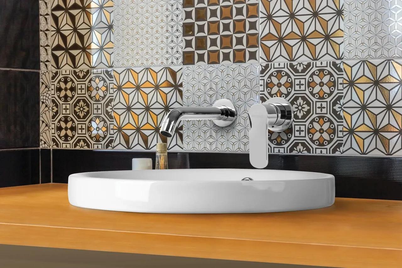 Смеситель скрытого монтажа для умывальника, SIROS, BP-90-U01 - 249575