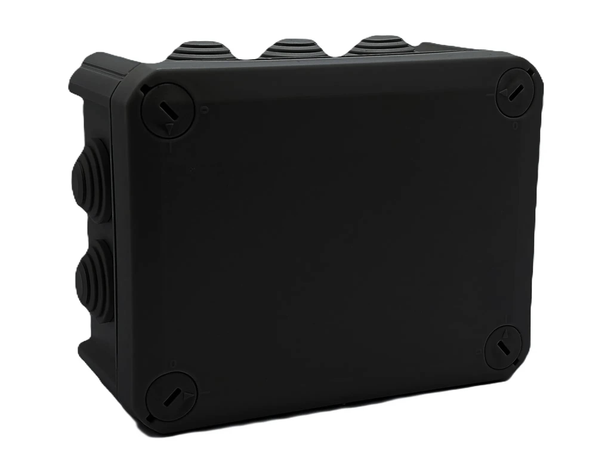 Коробка розподільча герметична IP66 зовнішня 150х115x65 мм чорна (Neomax) - 250086