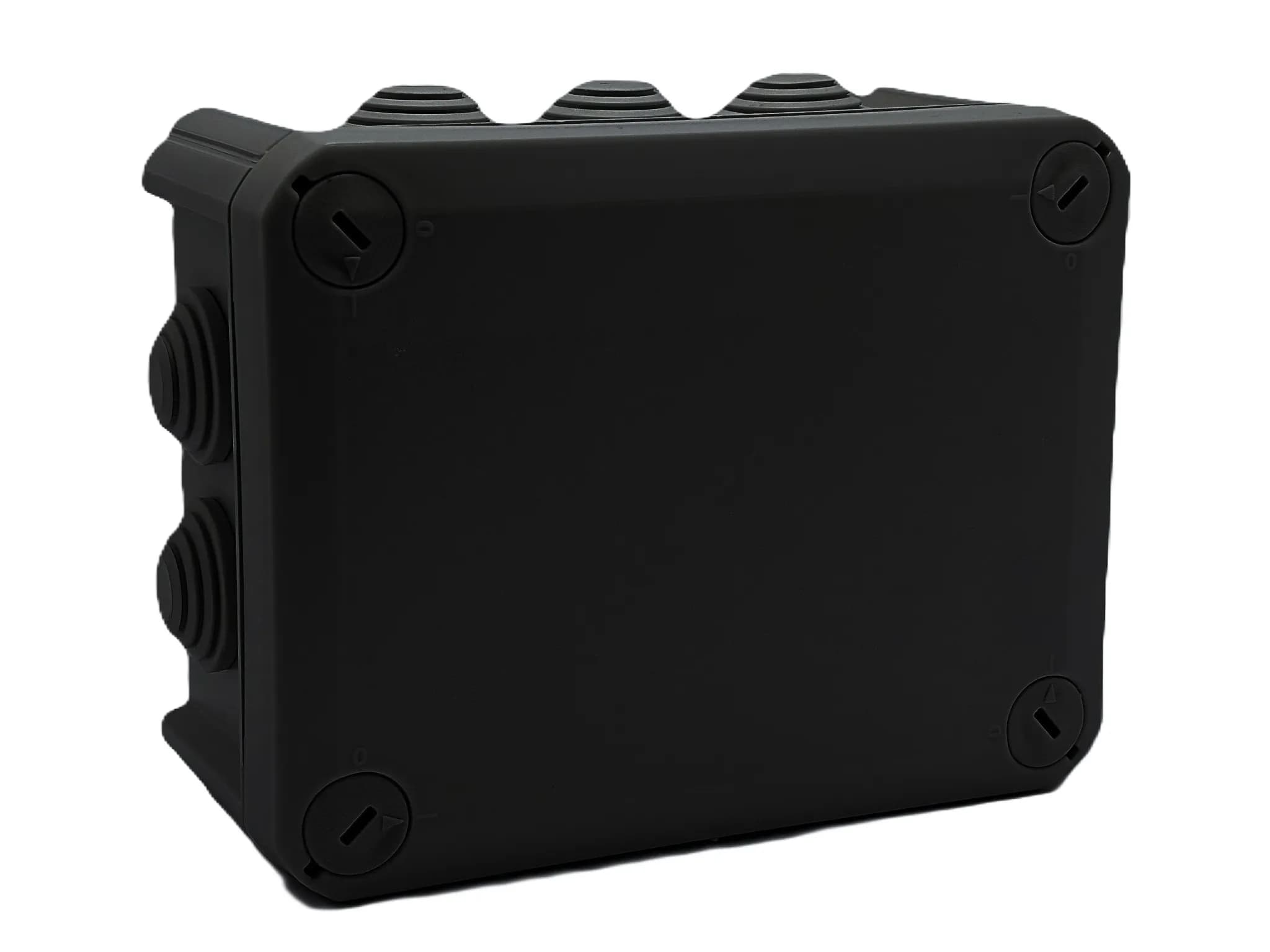 Коробка розподільча герметична IP66 зовнішня 150х115x65 мм чорна (Neomax) - 525643425