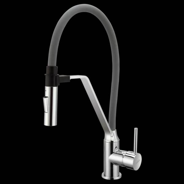Змішувач для кухні Invena Magnetic BZ-30-L05 сірий - 250124
