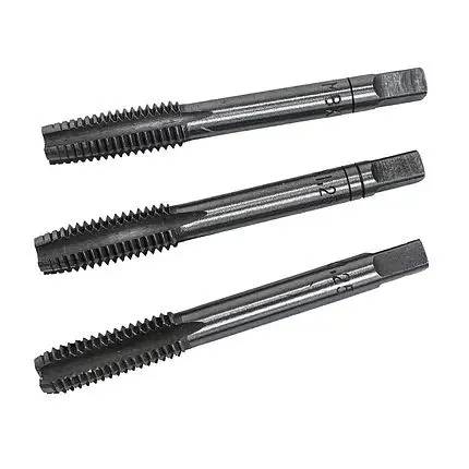 Мітчик ручний HSS M10 x 1.5 мм, комплект (3 шт), XTLine - 250352