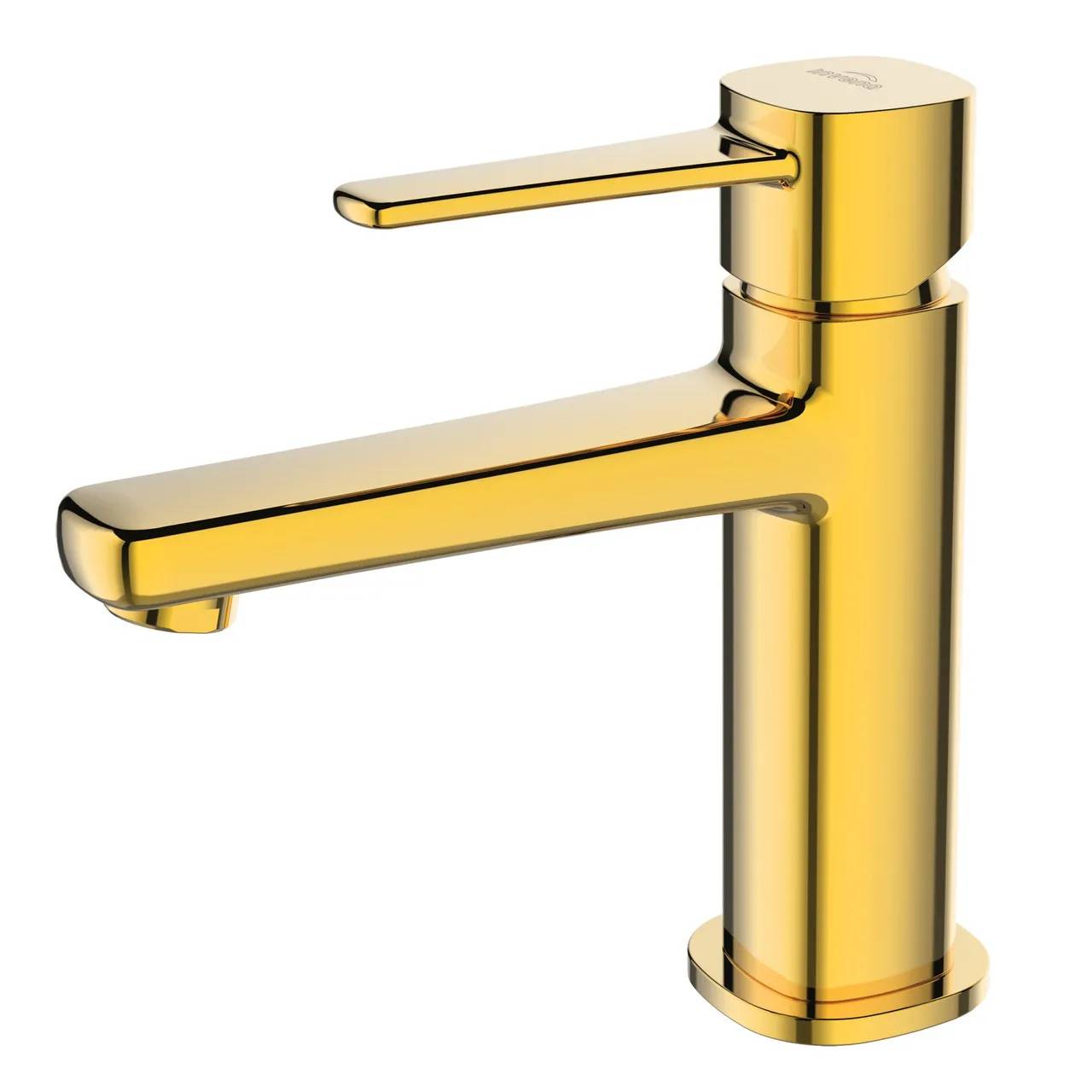Змішувач для раковини Invena Glamour BU-02-009 золотий - 250428