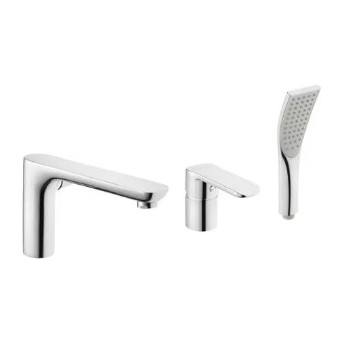 Змішувач для ванни на 3 отвори Invena Siros BW-90-S01 - 250495