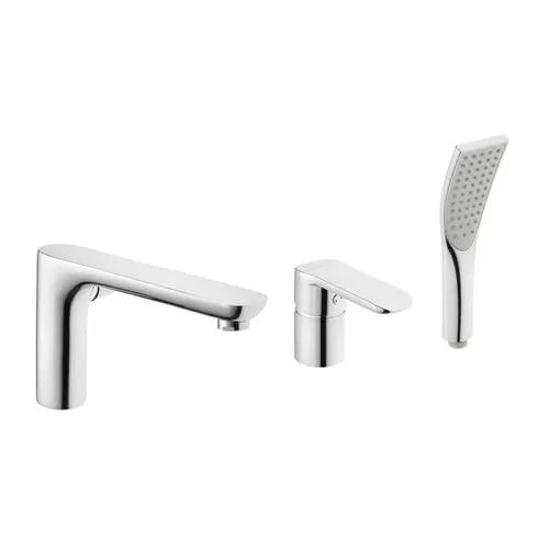 Змішувач для ванни на 3 отвори Invena Siros BW-90-S01 - 250495