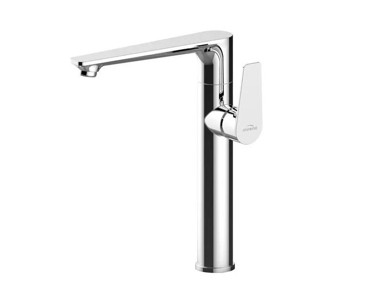 Змішувач для раковини Invena Dokos BU-19-WB1 високий бокова ручка - 250556