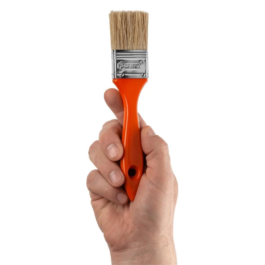 Кисть флейцевая Polax 1,5"", смешанный ворс, пластиковая ручка, тип ""Эко"" (05-003) - 250751