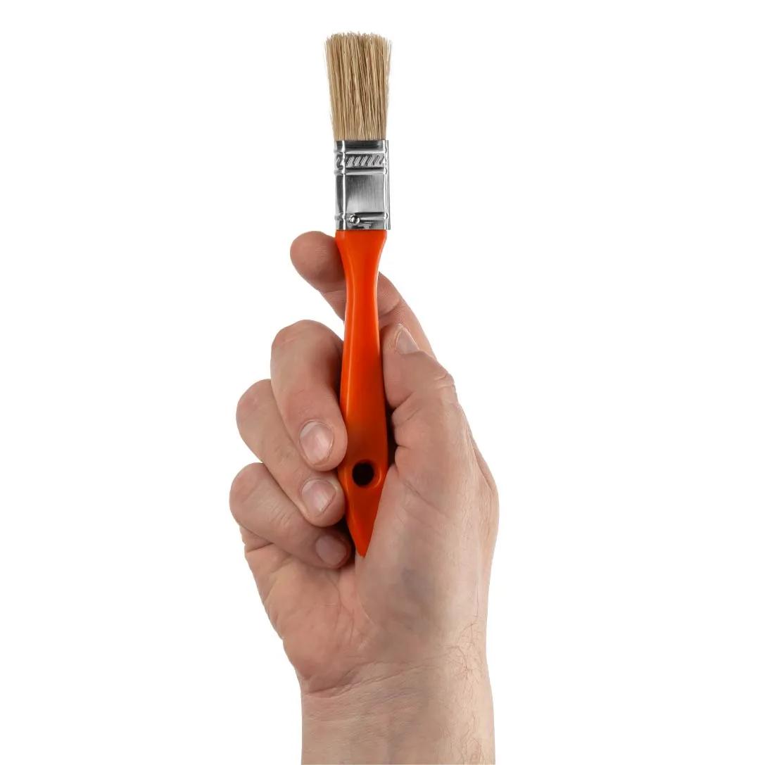 Кисть флейцевая Polax 3/4"", смешанный ворс, пластиковая ручка, тип ""Эко"" (05-001) - 250783