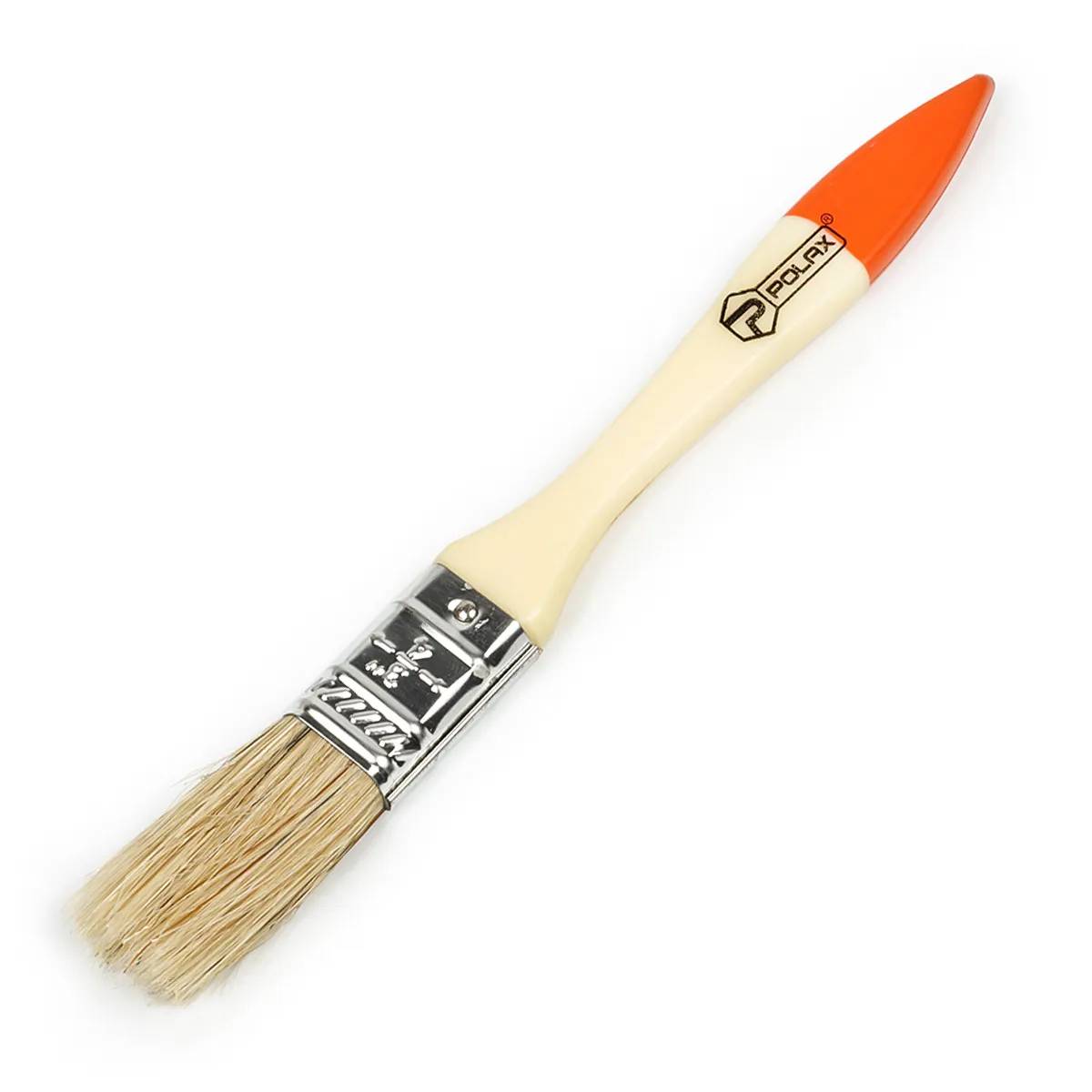 Пензель флейцевий Polax 3/4″ тип ""Стандарт"" змішаний ворс пластикова ручка (04-001) - 250860