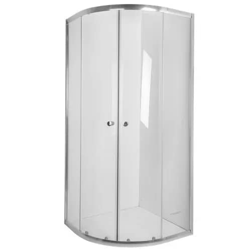 Душова кабіна півкругла 90x90, прозоре скло, Invena Vitoria AK-49-195 - 251284