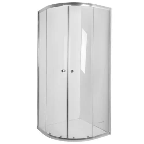 Душова кабіна півкругла 90x90, прозоре скло, Invena Vitoria AK-49-195 - 146949354