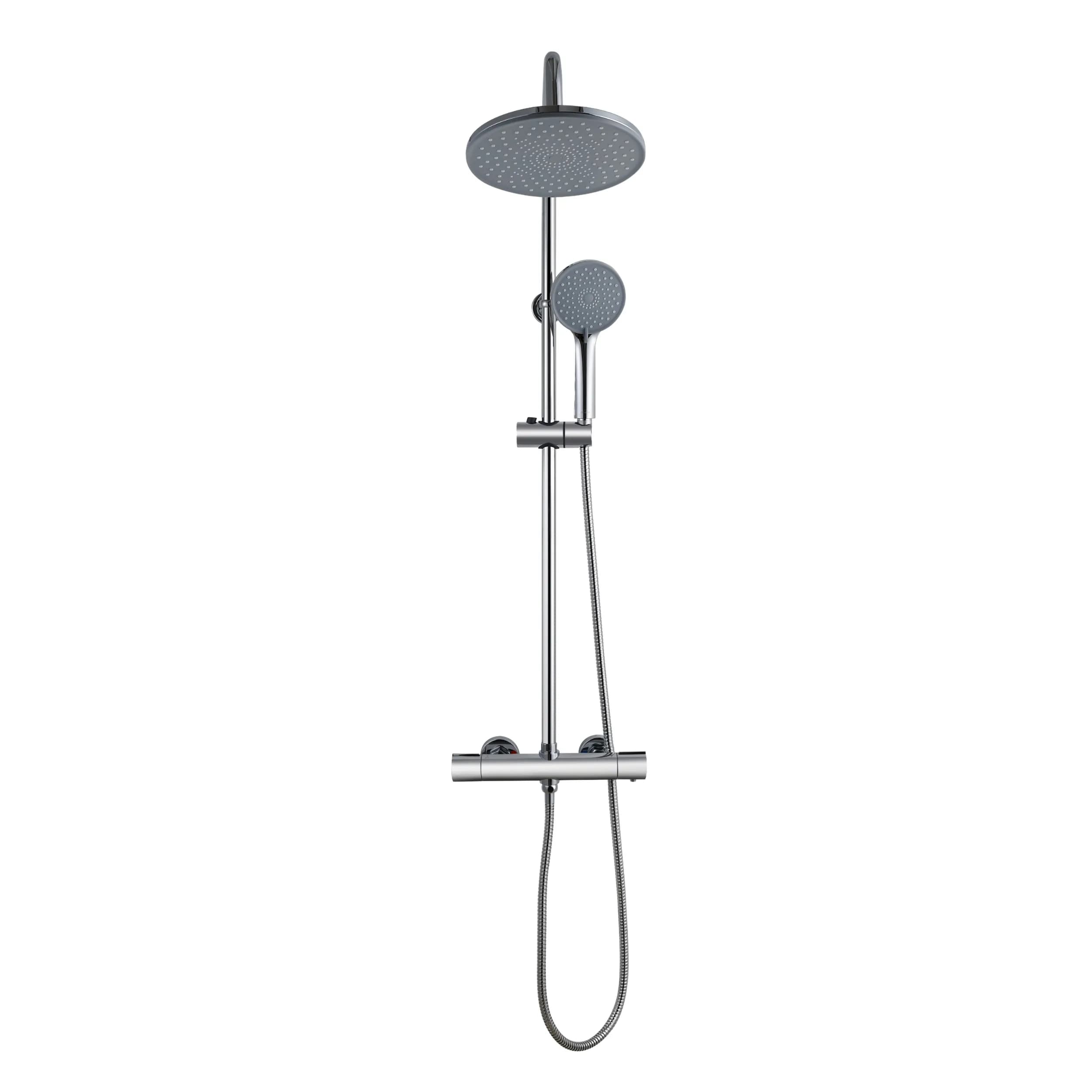 Душевая система с термостатическим смесителем Invena Volos, хром, AU-37-T01 - 353063004