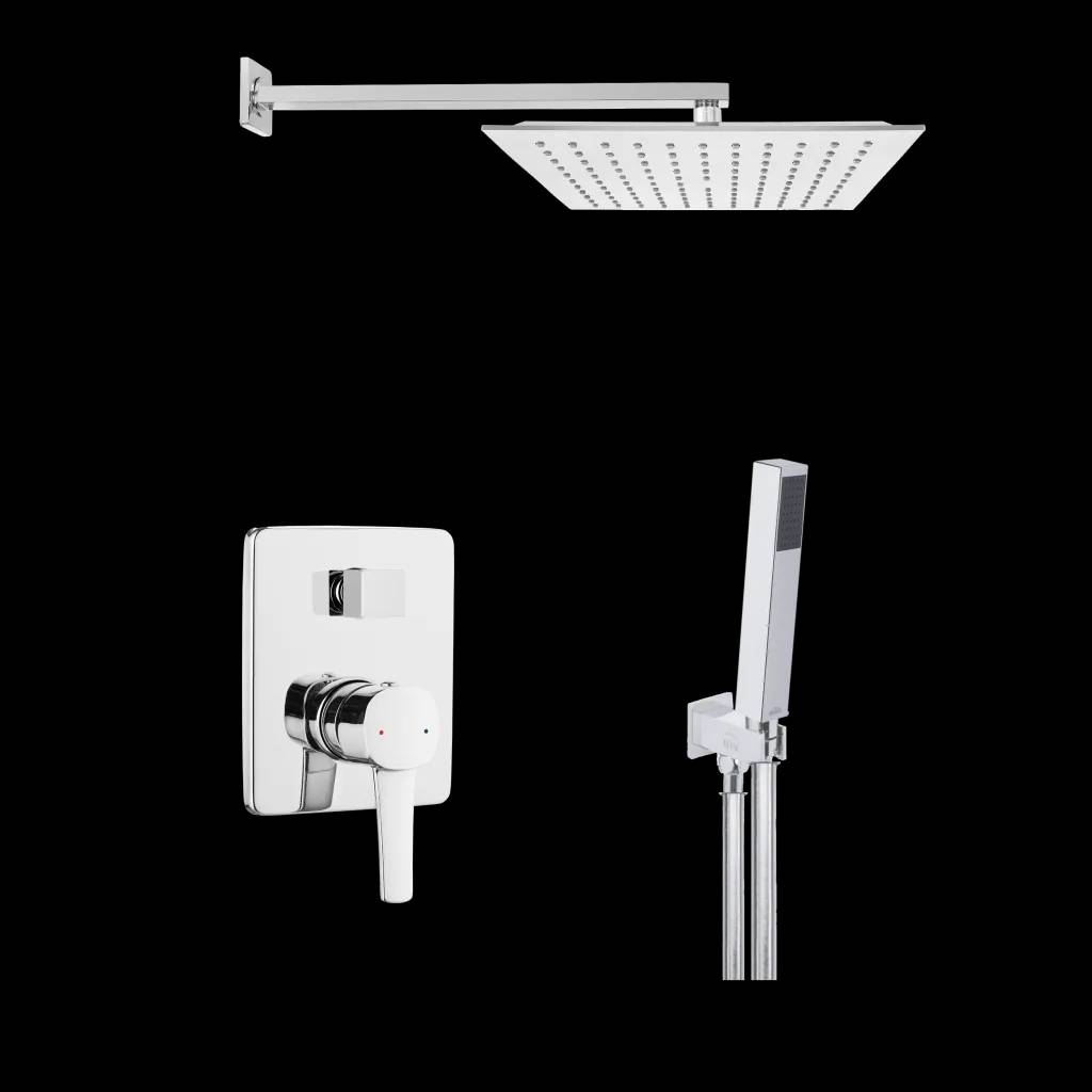 Душова система прихованого монтажу Invena Glamour, хром, BS-02-0K1 - 251820