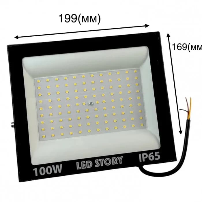 Прожектор світлодіодний LED STORY 100 Вт холодний білий (247331286) - 247331286