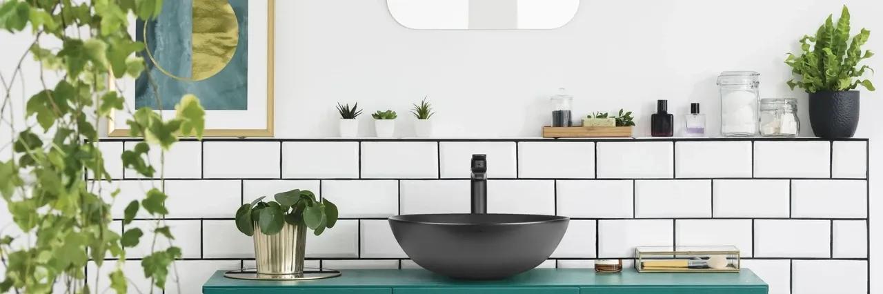 Раковина накладная, круглая 40 см, Dokos, черный, полуматовая, CE-19-005 - 252394