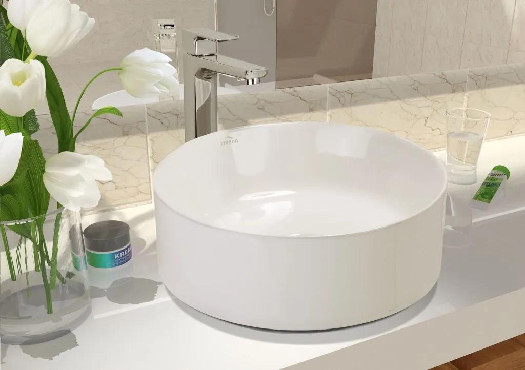 Раковина Invena Keto CE-14-001 накладная керамическая - 252442